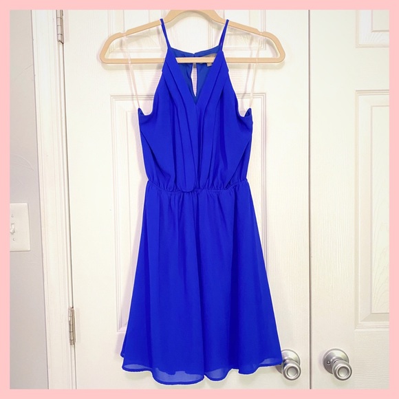 Rags to Wishes Dresses & Skirts - Rags to Wishes cobalt blue a-line dress